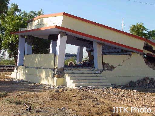 Railway Platform Shelter Collapse