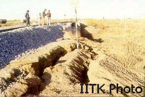 Railway Embankment Fissures