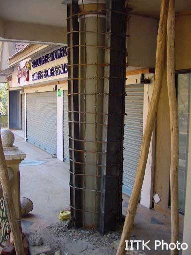 Seismic Retrofitting (Steel Jacketing)