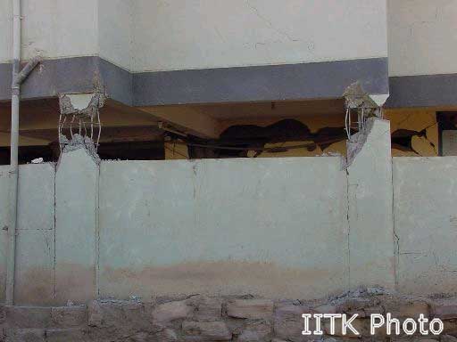 Shear Failure in Captive Column